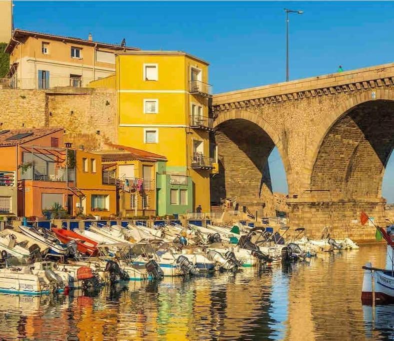 マルセイユ Vallon Des Auffes : Le Cabanon De Mireilleヴィラ エクステリア 写真